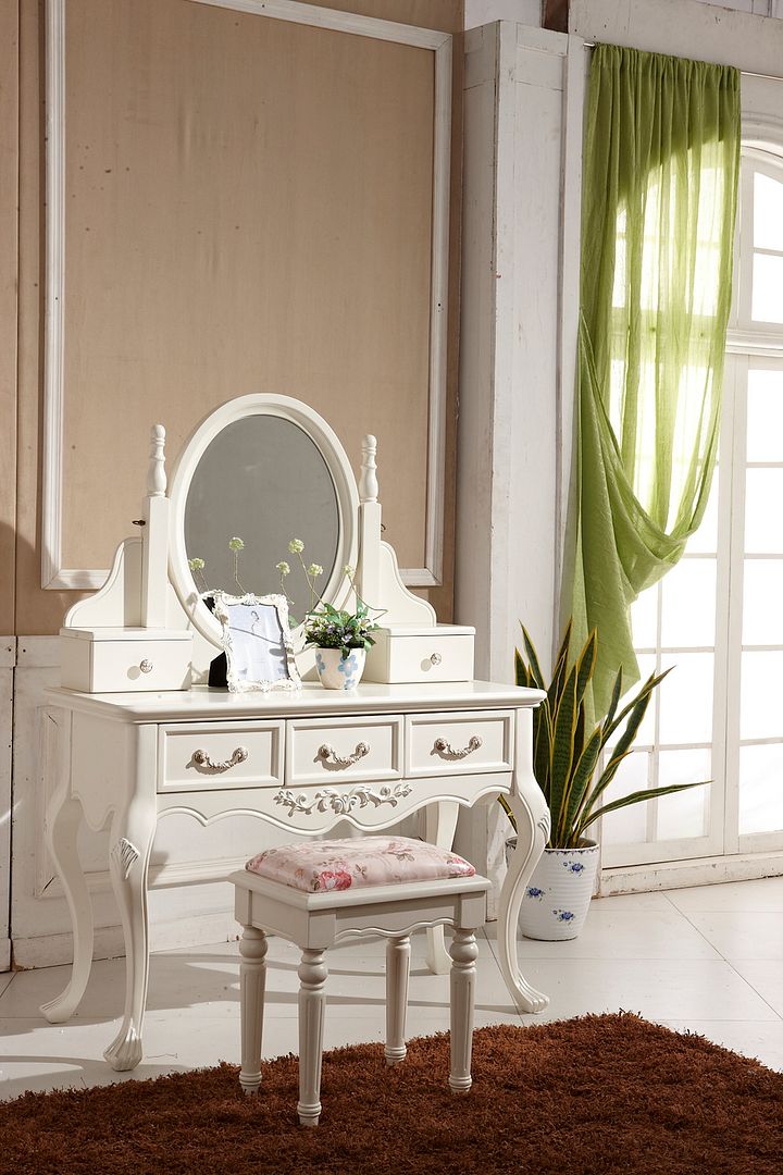Brand NEW 5 Drawers French Provincial Dressing Table With Mirror eBay